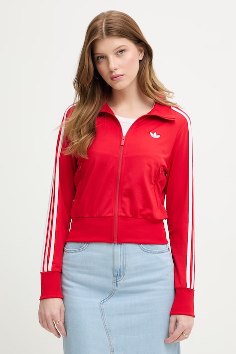 adidas Originals bluza rozpinana damska czerwona KQ6529
