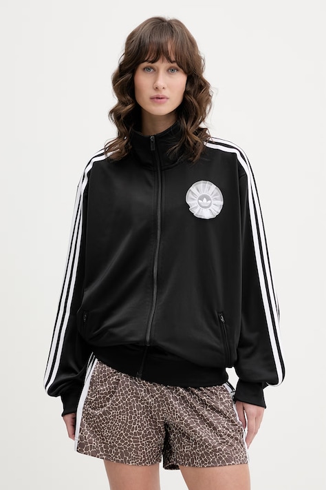 Суичър adidas Originals в черно с апликация KR9318