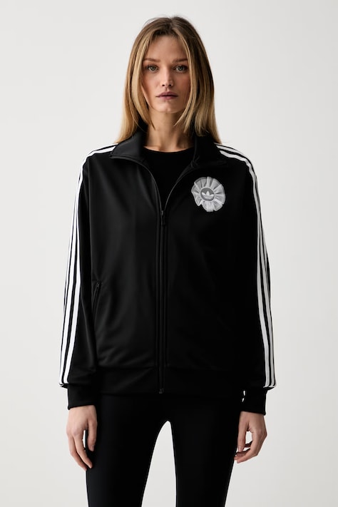 adidas Originals кофта, яка розстібається жіноча чорна KR9318