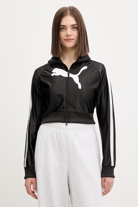 Puma bluza Future damska kolor czarny z aplikacją 634592