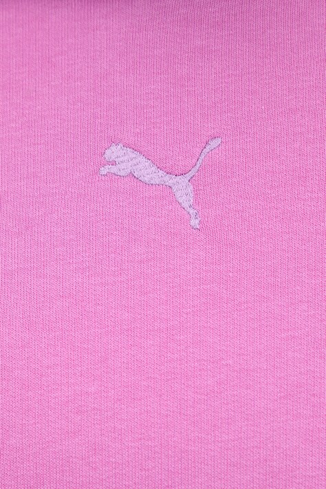 Puma кофта з капюшоном жіноча з бавовною Essentials Relaxed — SS26-BLD0AP, рожевий — фото 5
