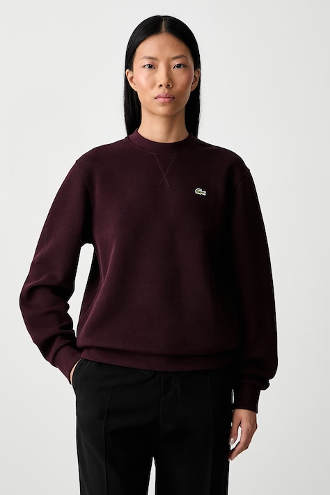 Lacoste hanorac pentru femei cu bumbac negru SF5245