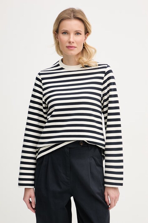 Barbour hanorac pentru femei, din bumbac Layla bej LOL0670