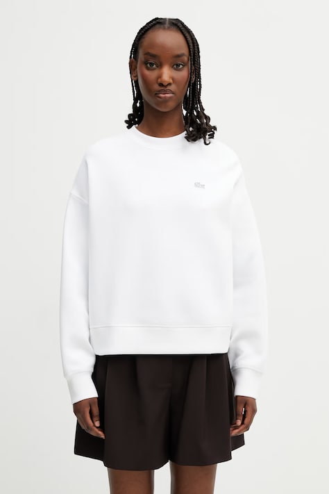 Lacoste кофта с хлопком для женщин белая SF0046