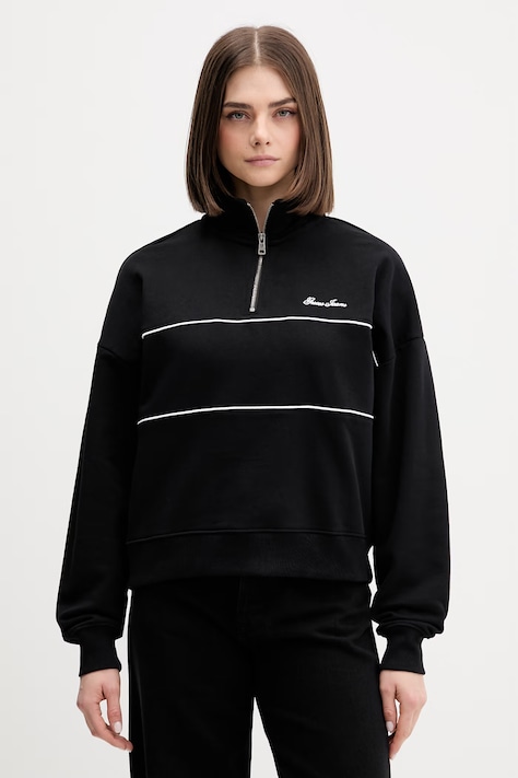 Guess Jeans кофта жіноча бавовняна чорна W6GQA9 K68I4