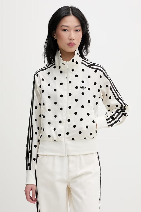 adidas Originals bluza rozpinana damska beżowa KV1165