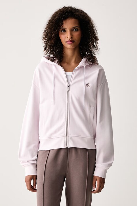 Calvin Klein Jeans Melegítőfelső női pamut rózsaszín LV047F208G