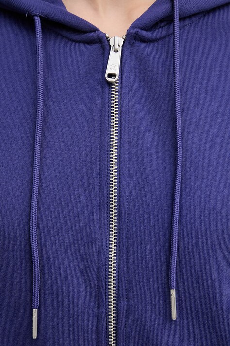 Calvin Klein Jeans bluza damska bawełniana fioletowa LV047F208G