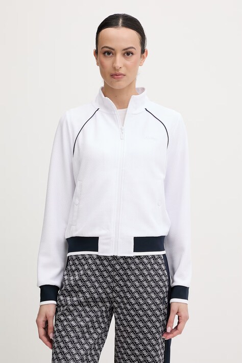 Guess bluza SARAH damska kolor biały gładka V6GQ05 K2916