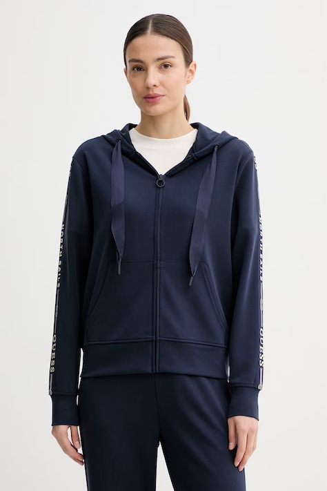 Guess bluza z kapturem damska X NORTH SAILS granatowa W6GQ03 K2656