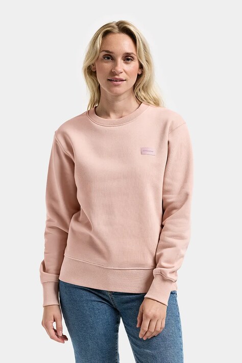 Didriksons bluza damska z bawełną CALLIE różowa 505879