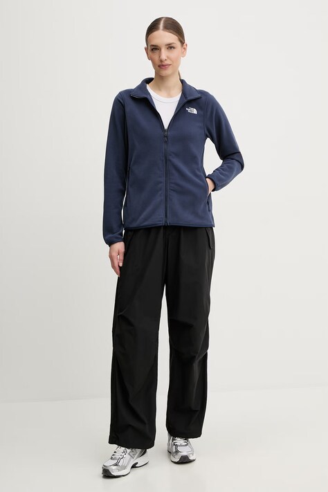 The North Face bluza damska kolor granatowy gładka NF0A8D2F8K21