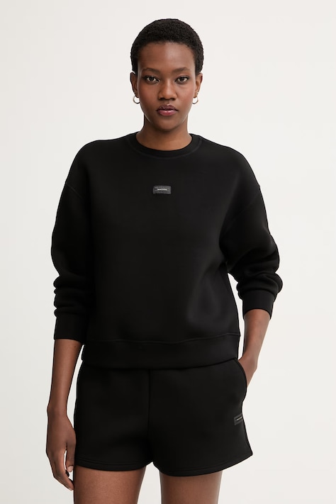 Mikina Armani Exchange čierna farba, jednofarebná, XW002041 AF21290