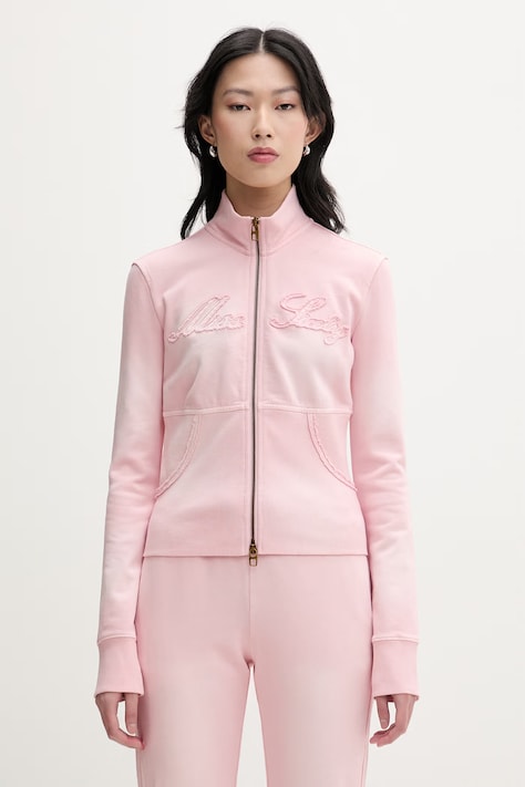 Miss Sixty bluza rozpinana damska bawełniana różowa 6M1TJ46700