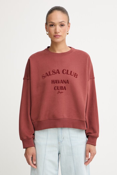 BOSS Orange dukserica za žene od pamuka C Ever 3 bordo 50559079