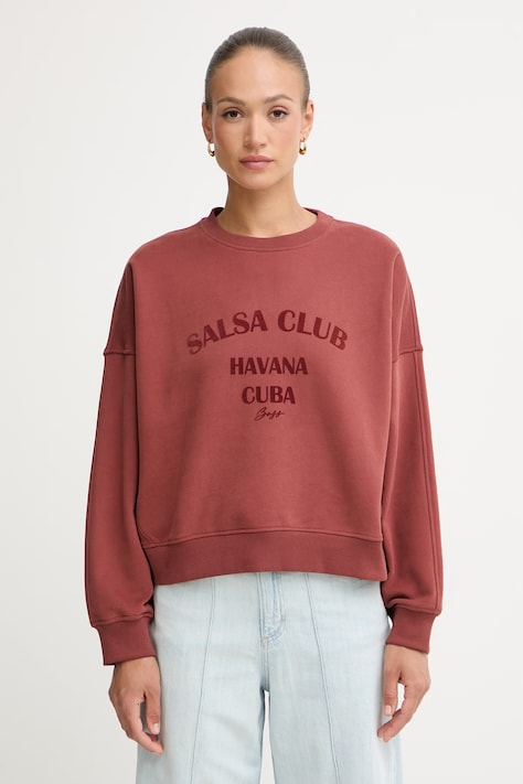 BOSS Orange dukserica za žene od pamuka C Ever 3 bordo 50559079