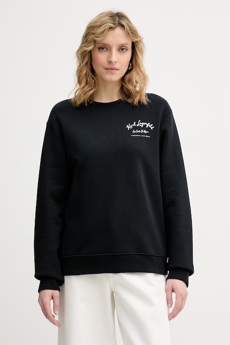 Karl Lagerfeld mikina dámská bavlněná černá B2W20048