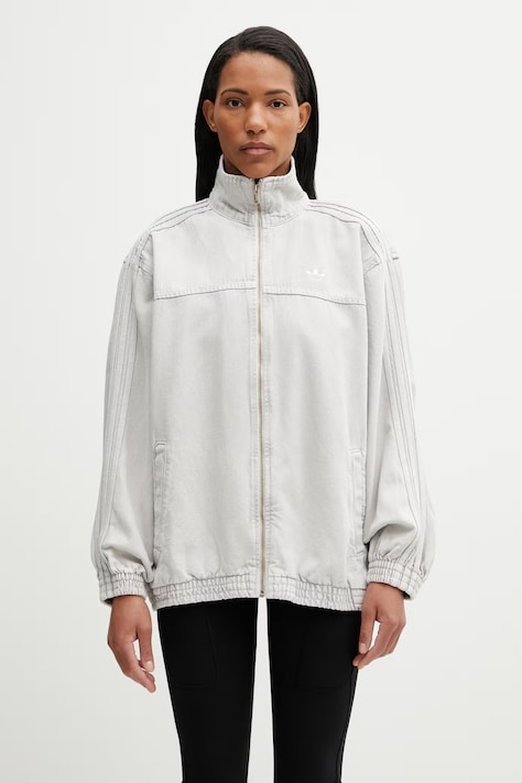 adidas Originals куртка для женщин из денима Firebird серая KD2903