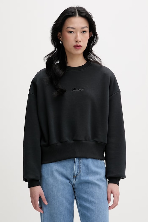 La Mania bluza damska z bawełną HARDY czarna HARDY