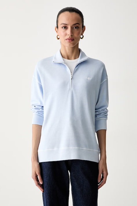 Gant bluza damska z lyocellem niebieska 4201318