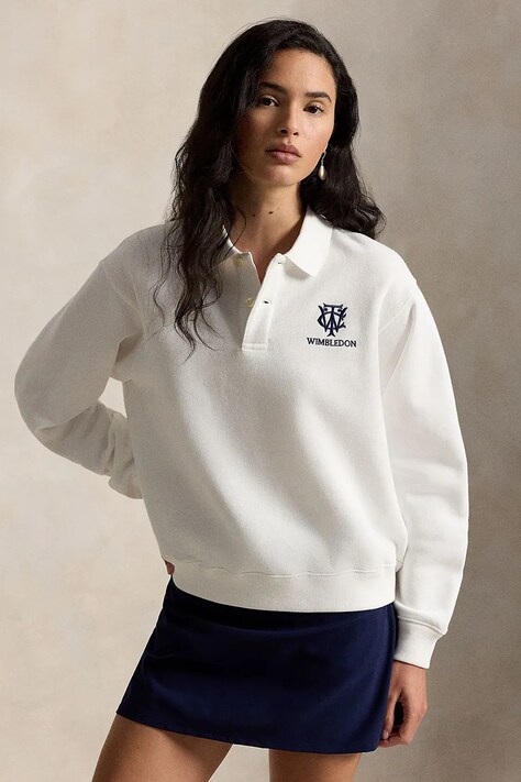 Polo Ralph Lauren bluza damska bawełniana biała 211B16110