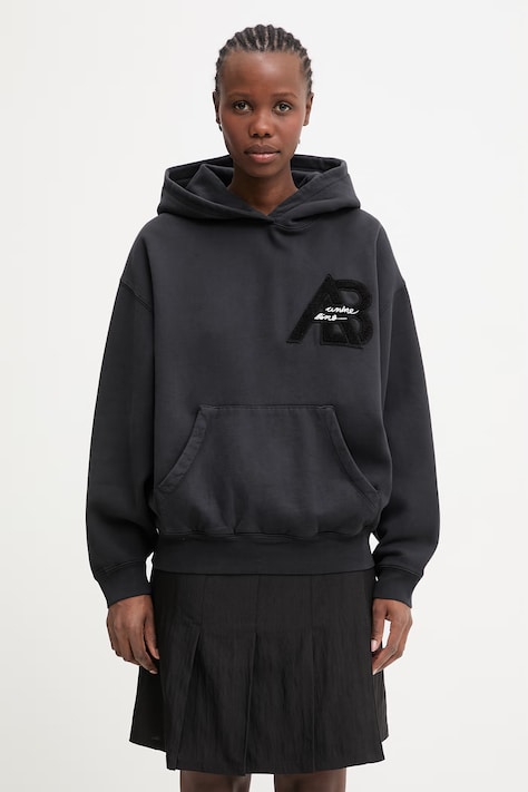 Anine Bing Jaci hanorac cu glugă bumbac de damă negru A.08.11882