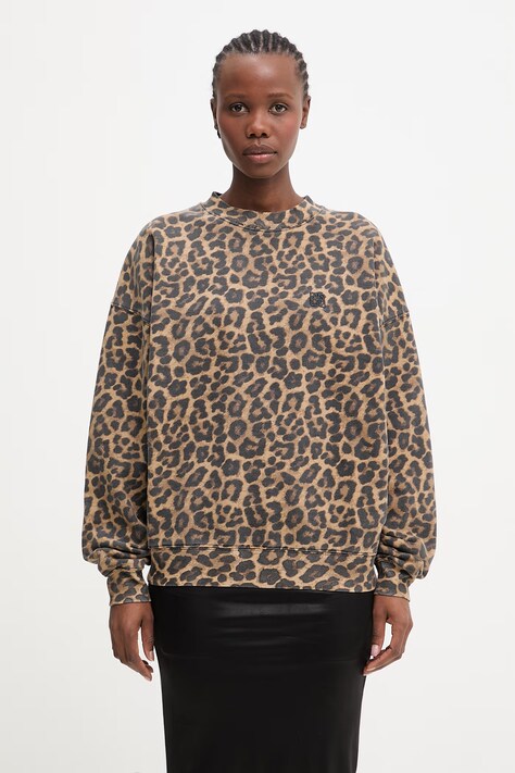 Anine Bing Miles bluza bawełniana damska czarna A.08.11155