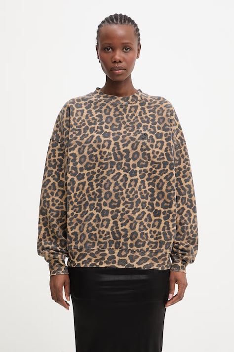 Anine Bing Miles bluza bawełniana damska czarna A.08.11155