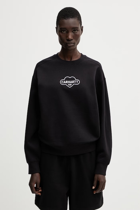 Carhartt WIP W' Cloud Heart Sweat bluza damska z bawełną czarna I036307.0D2XX