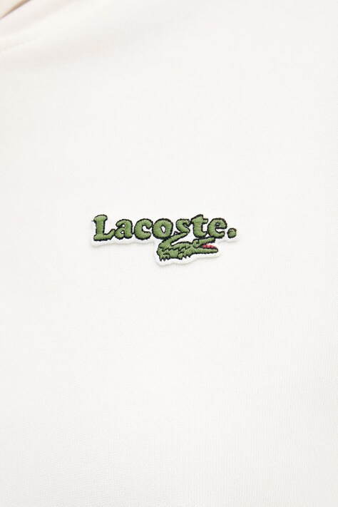 Lacoste кофта з капюшоном жіноча з бавовною — SS26-BLD0R7, бежевий — фото 5