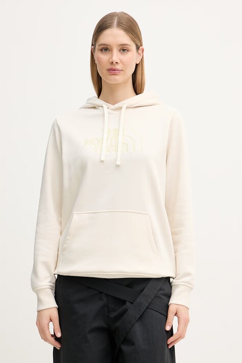 The North Face bluza z kapturem damska Drew Peak Light beżowa NF0A8C1DL7N1