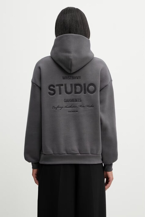 WRSTBHVR Garm V5 hanorac cu glugă de damă gri U2026TT.3437