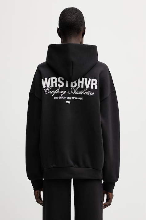 WRSTBHVR Studio V13 bluza z kapturem damska czarna U2026TT.3439