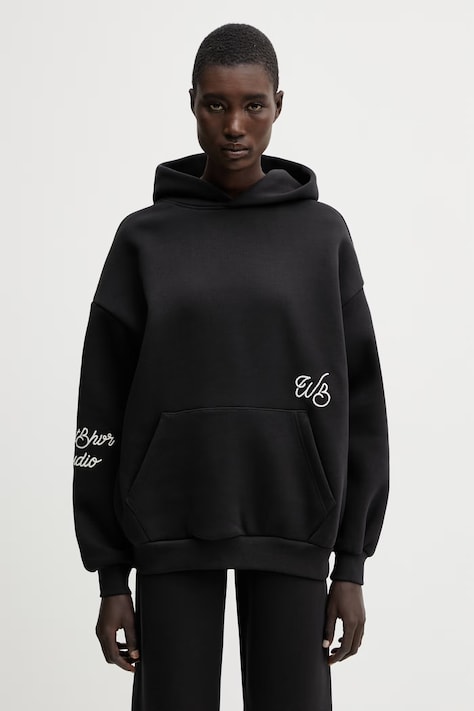 WRSTBHVR Gustaf dukserica sa kapuljačom za žene crna U2026TT.3565