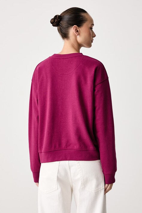 U.S. Polo Assn. Bluza damska z bawełną Large Tonal DHM LB bordowa WUP0788