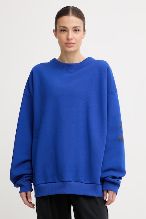 JOYINME bluza oversize damska bawełniana Rebel niebieska bluza.soft.rebel