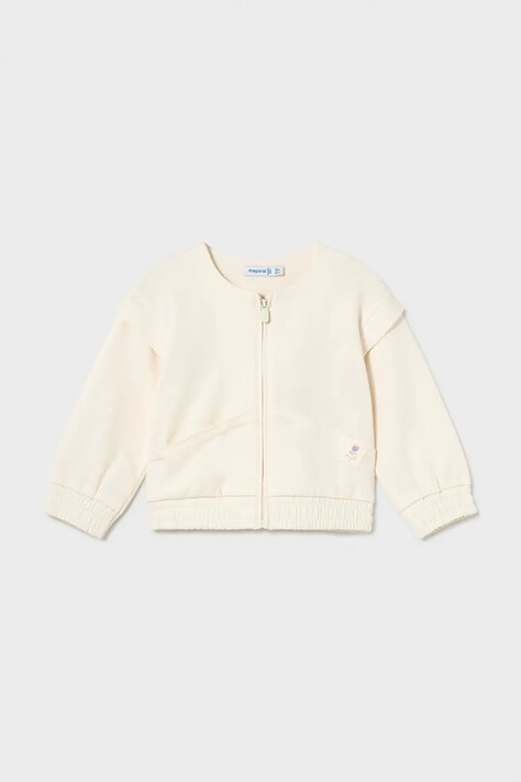 Mayoral bluza dziecięca kolor biały gładka 1491