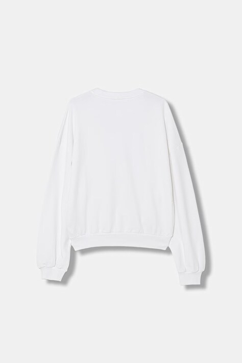 Детская хлопковая кофта Guess цвет белый с аппликацией J6RQ06 KAD74
