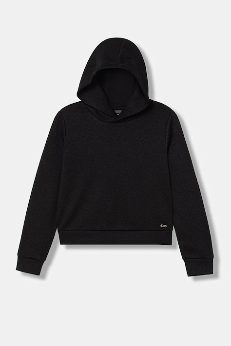 Guess hanorac cu glugă pentru copii negru J6RQ14 KCHR2