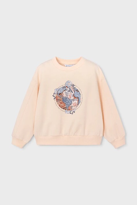 Παιδική μπλούζα Mayoral χρώμα: μπεζ, 3448