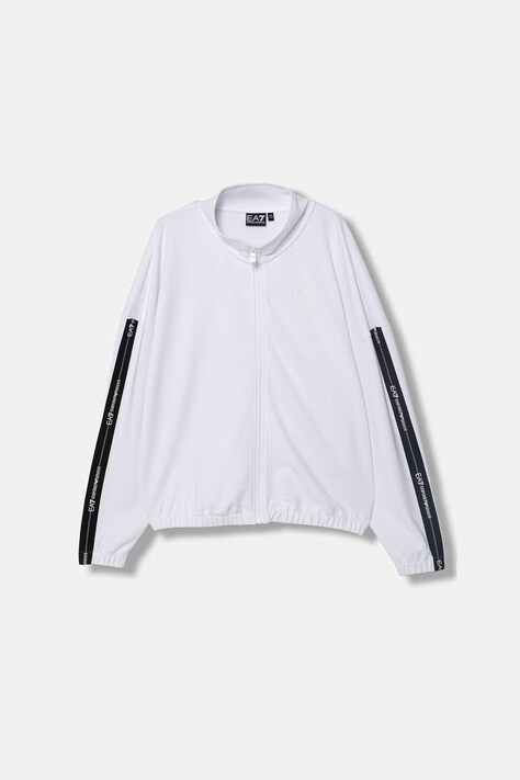 EA7 Emporio Armani bluza rozpinana dziecięca biała 7G000208 AF12501