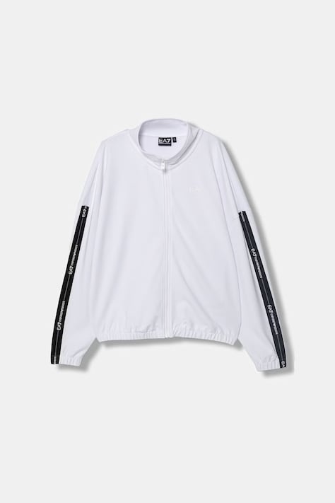 EA7 Emporio Armani bluza rozpinana dziecięca biała 7G000208 AF12501