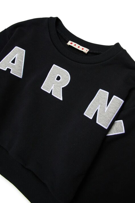Дитяча бавовняна кофта Marni MS220F SWEAT-SHIRT — фото 4