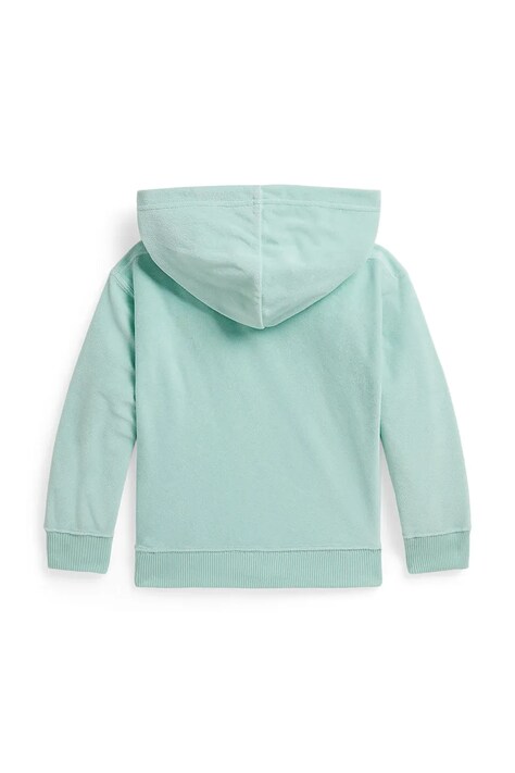 Polo Ralph Lauren bluza dziecięca bawełniana turkusowa 312A11823002