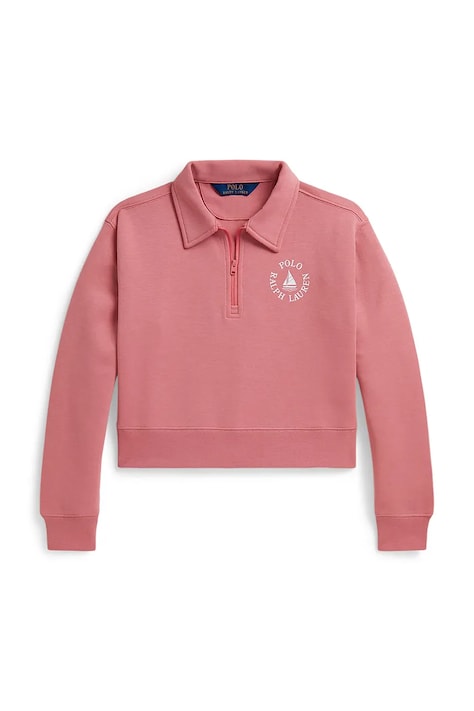 Polo Ralph Lauren bluza dziecięca kolor różowy z aplikacją 313A11773003