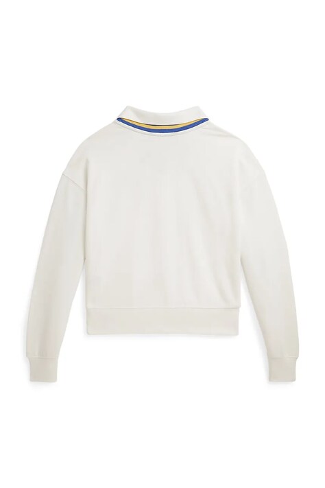 Polo Ralph Lauren bluza bawełniana dziecięca kolor biały z aplikacją 313A12154001