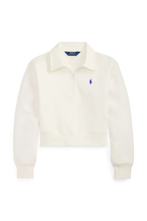 Детская кофта Polo Ralph Lauren цвет белый однотонная 313A96083003