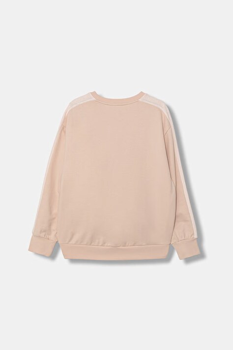 Elisabetta Franchi bluza dziecięca bawełniana beżowa EFFE168.0.FF002