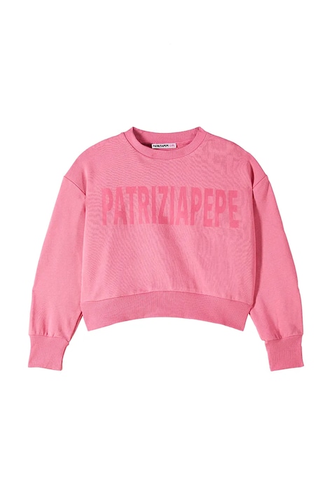 Patrizia Pepe hanorac pentru copii, din bumbac J409 violet 7M0973