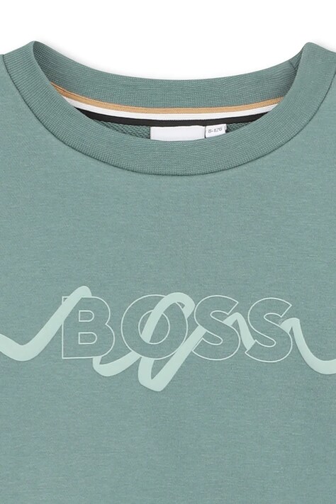 Дитяча кофта BOSS — SS26-BLG04N, зелений — фото 4